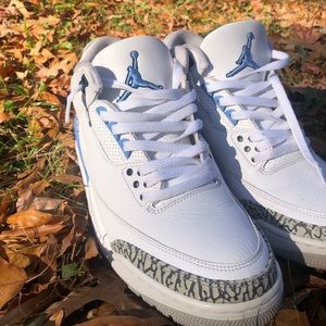 JORDAN 3 UNC - (CAROLINA BLUE) 2020